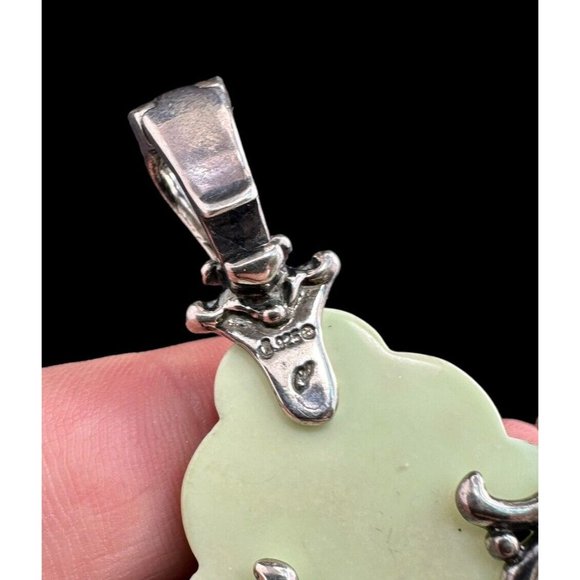 Carolyn Pollack Sleeping Beauty Turquoise Multi Gemstone Sterling Silver Pendant - Picture 6 of 7